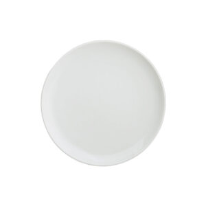 Plat de postre blanc