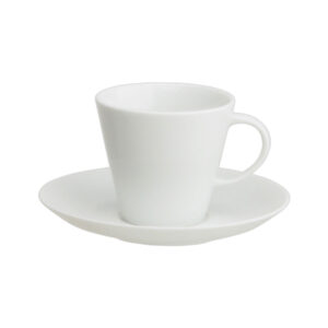 Tassa de te amb plat blanc
