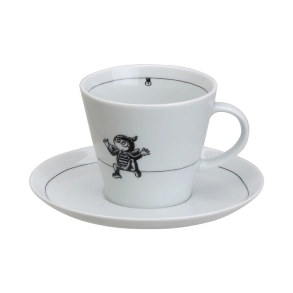 Tassa cafè amb llet i plat Zumm