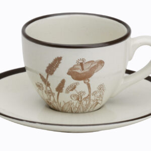 Tassa cafè amb plat Flors al Camp
