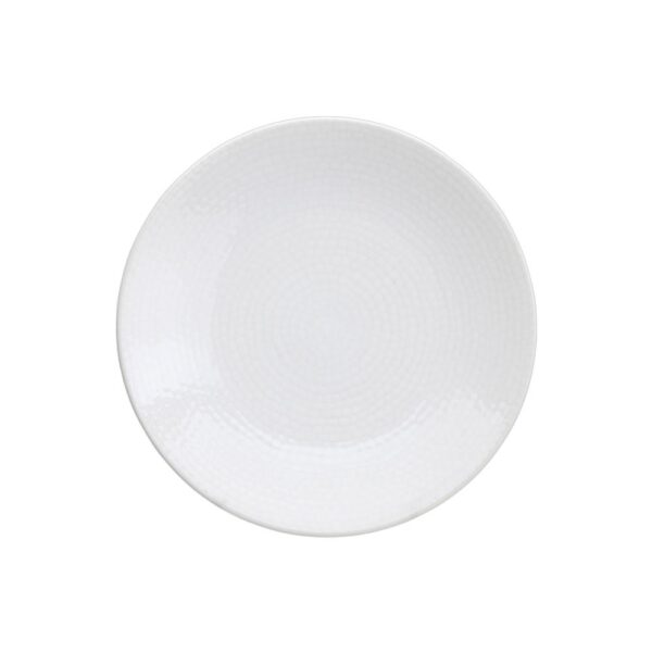 Plat de postre trencadís blanc
