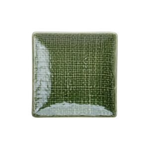 Plat petit teixit oliva