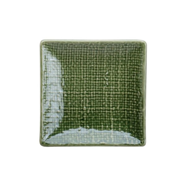 Plat petit teixit oliva