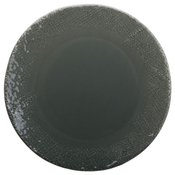 Plat pla teixit gris-verdòs