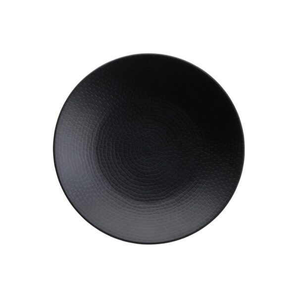 Plat de postre trencadís negre