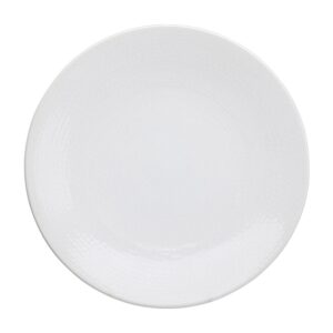 Plat pla trencadís blanc